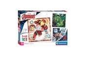 Puslespill - Clementoni Jigsaw Puzzle Super Color Square Marvel Avengers 3x48pcs. Gulv - 25315
