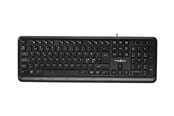 Tastatur - Nedis - keyboard - QWERTY - Nordic - black - Tastatur - Nordisk - Svart - KBMU200BKND