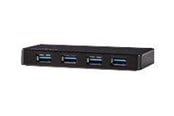 USB-hub - Nedis UHUBU3420BK - hub - 4 ports USB-hub - USB 3.2 - 4 porter - Svart - UHUBU3420BK