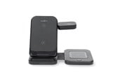 Mobil - Adaptere og ladere - Nedis Wireless Charger | 3-in-1 | 15 W | LED-indicator in use - WDCHAQ15W110BK