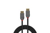 Skjermkabel - Lindy Anthra DisplayPort 1.4 Cable - 0.5m - 36480