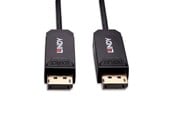 Skjermkabel - Lindy Fibre Optic Hybrid DisplayPort 2.0 Cable - 50m - 38525