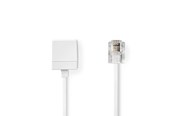 Telefon-kabel - Nedis TCGL90205WT100 telephone cable - TCGL90205WT100