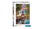 Puslespill - Clementoni Along The Seine (500) - 35524