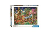 Puslespill - Clementoni Jigsaw Puzzle Woodland Fantasy Garden 1500 pcs. Gulv - 31707