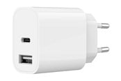 Mobil - Adaptere og ladere - Gembird Universal USB charger 2.4A 2-port - White - TA-UC-2AC12-01