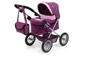 Dukker, Bamser & Utstyr - Bayer Design Dolls Pram Trendy - Purple - 13037AA