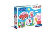 Puslespill - Clementoni Jigsaw Puzzle My First Puzzles - Peppa Pig Gulv - 20829