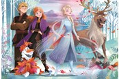 Puslespill - Clementoni Jigsaw Puzzle Super Color Maxi Frozen II 24 pcs. Gulv - 28513