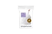 Rengjøring - Simplehuman Kode F tilpassede søppelposer, pakke med 20, hvit - CW0165