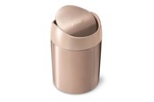 Avfallssortering - Simplehuman 1,5L mini søppelbøtte, rosegull - CW2085