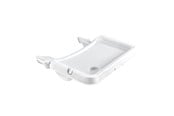 Babyutstyr - Hauck Alpha Tray high chair tray white - 661871