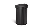 Avfallssortering - Simplehuman 45L halvrund sensor søppelbøtte, svart - ST2044