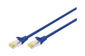 Nettverkskabel - DIGITUS patch cable - 25 cm - blue - Blå - 0.25m - DK-1644-A-0025-B-10