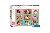 Puslespill - Clementoni Jigsaw Puzzle Super Color Puppies Collage 180pcs. Gulv - 29788