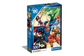 Puslespill - Clementoni Jigsaw Puzzle DC Comics Justice League 500pcs. Gulv - 35531