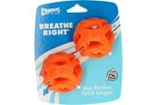 Hund - CHUCKIT - Breathe Right Fetch Ball Medium 6.5cm 2 pk - (CHUC32141) - CHUC32141-error