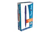 Skrive- & Tegneverktøy - Paper Mate Nylon - fibre-tip pen - blue (pack of 12) - S0191013