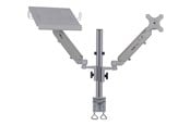 Skjermholder - Eaton Series Full-Motion Desktop Clamp for Laptop and 17" to 32" Monitor Aluminum TAA - DDR1732NBMTAA