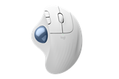 Mus - Logitech Ergo M575S - Off-White - Ergonomisk mus - Optisk - 5 - Hvit - 910-007030