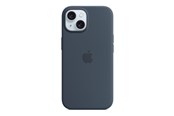 Mobil - Deksel og etui - Apple iPhone 15 Silicone Case with MagSafe - Storm Blue - MXPF3ZM/A