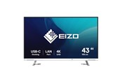 Skjerm - 42" EIZO FlexScan EV4340X-WT - 3840x2160 (4K - IPS - 94W USB-C - EV4340X-WT