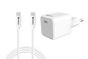 Mobil - Adaptere og ladere - Sandberg USB-C 20W AC Charger + Type-C Cable - 441-58