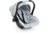 Dukker, Bamser & Utstyr - Bayer Design Deluxe Car Seat with Canopy for Dolls - Grey w/ Stars - 67907AA