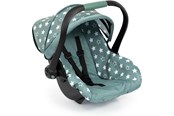 Dukker, Bamser & Utstyr - Bayer Design Deluxe Car Seat with Canopy for Dolls - Green w/ Stars - 67958AA