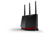 Ruter - ASUS RT-BE86U -Wi-Fi 7 - 2.6 GHz CPU - 1GB RAM - Router 802.11a/b/g/n/ac/ax/be (Wi-Fi 7) - 90IG08W0-MO9A0V