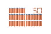 Leketøysvåpen - NERF N1 Dart Refill 50 - F8639EU40