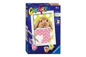Kreative leker - Ravensburger CreArt Painting by Numbers - Bunny Cup - 202065