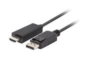 Skjermkabel - Lanberg adapter cable - DisplayPort / HDMI - 1.8 m - CA-DPHD-11CC-0018-BK