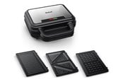 Andre kjøkkenapparater - Tefal Ultra Compact SW383D10 - sandwich maker / waffle maker / panini - stainless steel - SW383D10