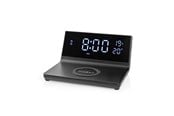 Mobil - Adaptere og ladere - Nedis Alarm clock with wireless charging - WCACQ20BK