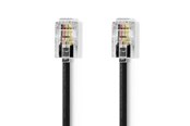 Telefon-kabel - Nedis TCGB90100BK20 telephone cable - TCGB90100BK20