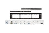 Veggmontering, AV-braketter & AV-møbler - Nedis TVWM1051BK mounting kit - fixed - for TV - black - Max 35 kg - recommended for 70" - TVWM1051BK