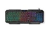 Tastatur - Nedis - keyboard - QWERTY - US - black Input Device - Gamingtastatur - Engelsk (USA) - Svart - GKBD110BKUS