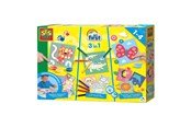 Kreative leker - SES Creative My First - 3in1 Finger Painting Coloring Pasting Shapes - 14489