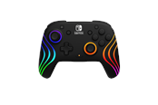 Spill - Tilbehør - PDP Afterglow Wave - Black - Wireless - Wireless Controller - Nintendo Switch - 500-252-BK