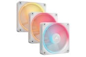 Kabinettvifte - Corsair iCUE LINK LX120-R 3-pack - Kabinettvifte - 120mm - Hvit med RGB-lys - 37 dBA - CO-9051054-WW