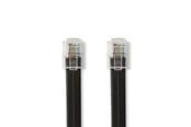 Telefon-kabel - Nedis TCGL90300BK10 telephone cable - TCGL90300BK10