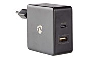 Mobil - Adaptere og ladere - Nedis power adapter - USB 24 pin USB-C - 45 Watt - WCPD45W100BK
