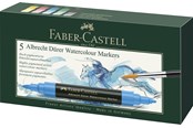 Skrive- & Tegneverktøy - Faber-Castell Watercolour marker A.Dürer 5ct wallet - 160305