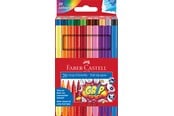 Skrive- & Tegneverktøy - Faber-Castell Fibre-tip pens Grip Colour Marker set 20 - 155320