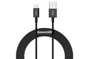 USB - Baseus Superior Series Cable USB to iP 2.4A 2m (black) - CALYS-C01