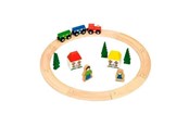 Treleker - Bigjigs Wooden Train Set Junior 20 pieces. - BJT010