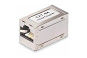 Nettverkskabel - StarTech.com Shielded RJ45 Coupler Inline Cat6a Coupler F/F - network coupler - silver - Sølv - IN-CAT6A-COUPLER-S1
