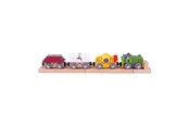 Treleker - Bigjigs Wooden Train Construction with Cargo - BJT497