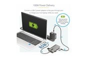 Dokkingstasjon - StarTech.com USB-C Triple-Monitor Multiport Adapter - Triple 4K - 100W - 154B-USBC-MULTIPORT